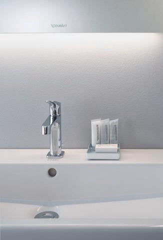 Duravit Waschtisch Vero 1000 mm mit Überlauf, 2 Hahnlöchern und geschliffenem Weiß
