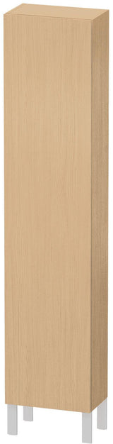 Duravit Hochschrank L-Cube 1760 mm Eiche Natur, 1 Tür rechts, wandhängend, Soft-Close