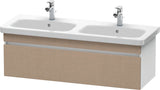 Duravit DuraStyle Waschtischunterbau 1230 mm betongrau matt – wandhängend, 1 Auszug, Soft-Close