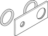 Duravit Rosette Universal Ersatzteil für Waschtischmischer UP – Original DURAVIT Qualität