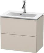 taupe supermatt / Spanplatte / 2 Schubkästen