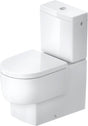 DURAVIT Balcoon Stand-WC spülrandlos 370x650mm weiß Hochglanz, Abgang waagerecht