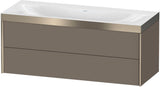 DURAVIT XViu c-bonded Waschtischunterbauset 1200 mm wandhängend mit 2 Schubkästen