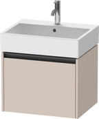taupe matt / 1 Auszug / Waschtischunterbau