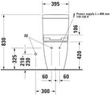 DURAVIT SensoWash Slim Dusch-WC-Sitz für Happy D.2 – mit Fernbedienung & Durchlauferhitzer