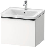 DURAVIT D-Neo Waschtischunterbau 584 mm betongrau matt mit 1 Auszug und Soft-Close