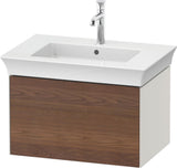 DURAVIT White Tulip Waschtischunterbau 684 mm – 1 Auszug, Tip-On, LED-Innenbeleuchtung, graphit seidenmatt