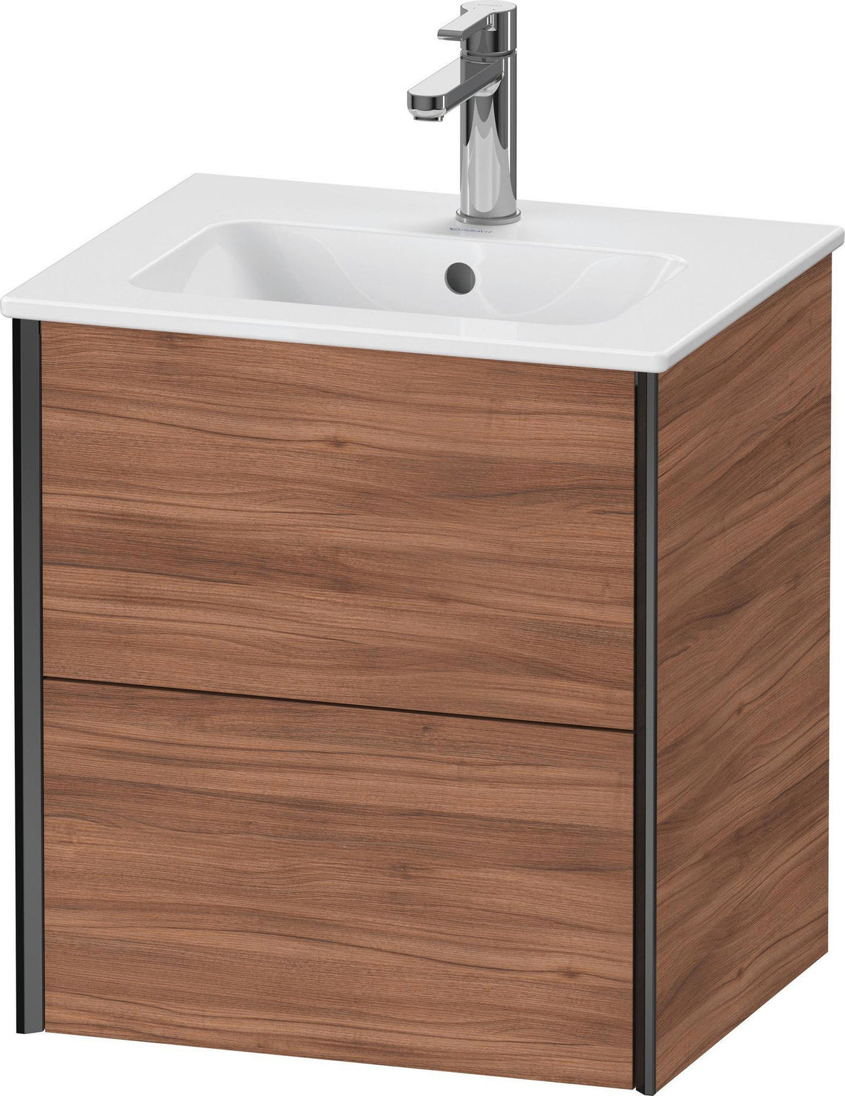 DURAVIT XViu Waschtischunterbau wandhängend 510 mm mit 2 Schubkästen und Tip-on Technik