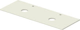 DURAVIT Sivida Konsole 1350x500 mm – 2 Ausschnitte, Weiß, oCast Smooth