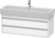 DURAVIT Ketho Waschtischunterbau wandhängend 1150 mm, 2 Schubkästen, weiß matt