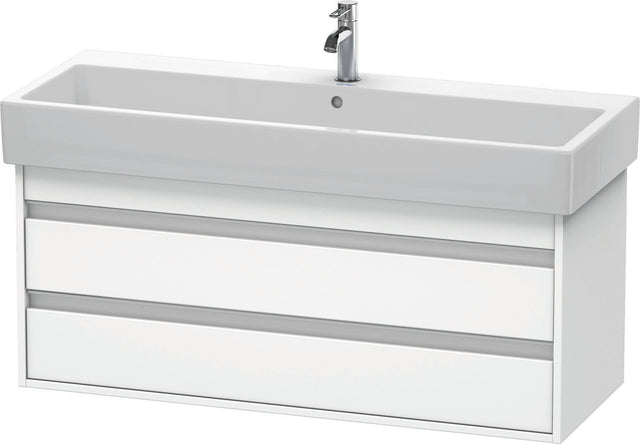 DURAVIT Ketho Waschtischunterbau wandhängend 1150 mm, 2 Schubkästen, weiß matt