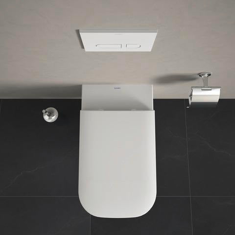 DURAVIT WC-Sitz Happy D.2 mit SoftClose Absenkautomatik, Edelstahl-Scharnieren, weiß, Duroplast