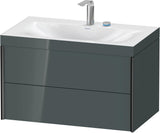DURAVIT XViu c-bonded Waschtischset wandhängend 800x480x503mm mit 2 Schubkästen, Push-Open und Soft-Close