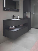 DURAVIT Wave Einhebel-Waschtischmischer M mit Zugstange, Chrom – Keramikmischsystem, 122 mm Ausladung