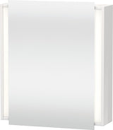 Duravit Ketho Spiegelschrank 650 mm, Türanschlag rechts, weiß matt, LED-Beleuchtung, Sensorschalter