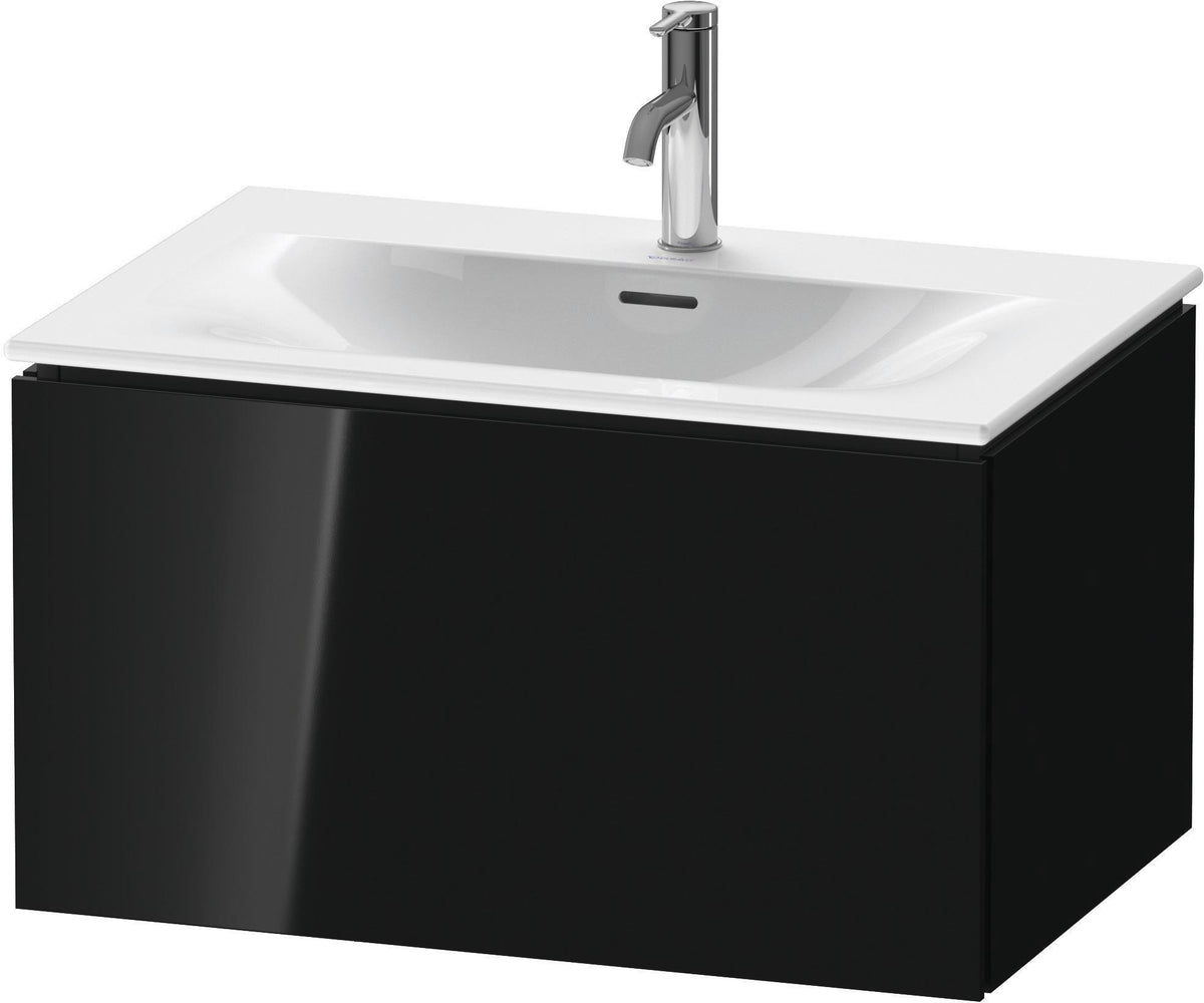 Duravit L-Cube Waschtischunterbau wandhängend 720 mm weiß matt mit 1 Auszug und Tip-On-Technik