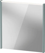 DURAVIT D-Code 2.0 Spiegel mit LED-Beleuchtung, 650 x 700 x 48 mm, Basalt Matt