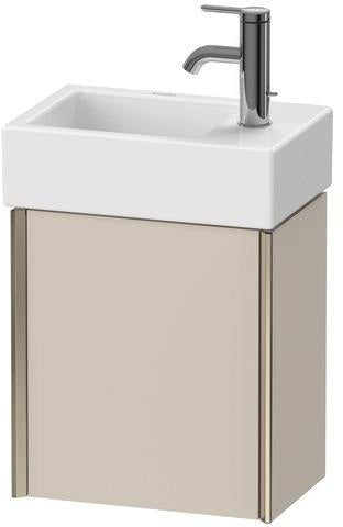 Duravit Waschtischunterbau XVIU 397 mm – Wandhängend, 1 Tür, Aluminiumprofil, für Vero Air