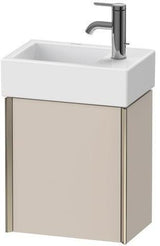 Duravit Waschtischunterbau XVIU 397 mm – Wandhängend, 1 Tür, Aluminiumprofil, für Vero Air