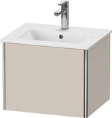 Duravit XSquare Waschtischunterbau Compact 400x510x418 mm weiß matt – wandhängend mit Tip-On-Technik