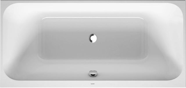 DURAVIT Happy D.2 Badewanne 1900x900 mm Einbau Weiß mit 2 Rückenschrägen