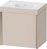 DURAVIT XViu c-bonded Waschtischunterbauset 460 mm, champagner matt/leinen, 1 Tür