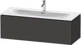 DURAVIT L-Cube Waschtischunterbau 1220 mm wandhängend mit 1 Auszug weiß matt