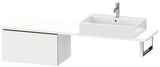 Duravit L-Cube Unterschrank 720 mm taupe supermatt – 1 Auszug, wandmontiert, mit Dämpfung