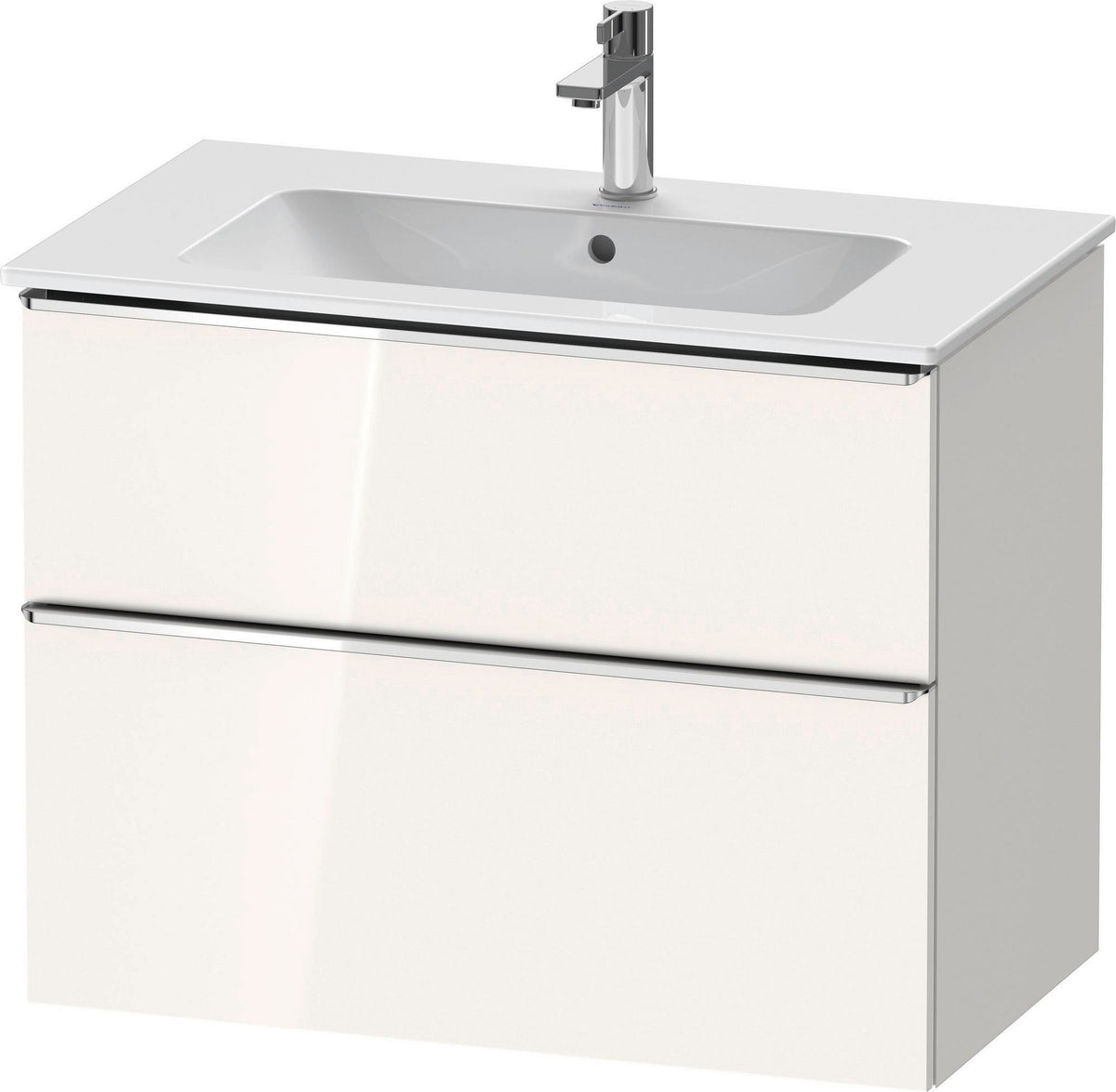 Duravit D-Neo Waschtischunterbau 810 mm betongrau matt mit Soft-Close-Auszug