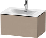 Duravit L-Cube Waschtischunterbau wandhängend 720 mm weiß matt mit 1 Auszug und Tip-On-Technik
