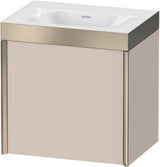 DURAVIT XViu c-bonded Waschtischunterbauset 460 mm, champagner matt/leinen, 1 Tür