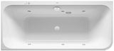 DURAVIT Whirlwanne Happy D.2Plus 1800x800mm Ecke links mit Air-System und graphit supermatt