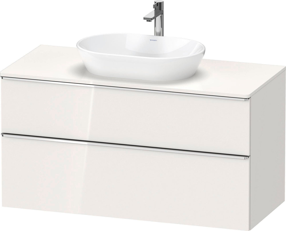 DURAVIT D-Neo Konsolenwaschtischunterbau 1200 mm Eiche Schwarz Matt mit Bronze Griff