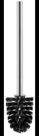 DURAVIT Karree Bürstengarnitur Chrom Wandhängend 95x95x350 mm – Weiß Matt Akzent