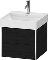 DURAVIT XSquare Waschtischunterbau wandhängend 484 mm, 2 Schubkästen, weiß matt, Tip-On
