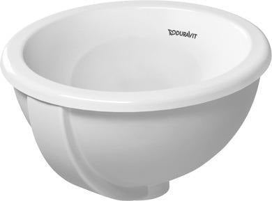 DURAVIT Einbauwaschtisch Architec Bali 335 mm weiß mit Überlauf, ohne Hahnloch