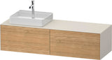DURAVIT White Tulip Konsolen-Waschtischunterbau 1600 mm wandhängend, 2 Auszüge, weiß seidenmatt