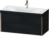 DURAVIT XViu c-bonded Waschtischunterbauset 1000 mm Eiche mit 2 Schubkästen