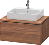 Duravit L-Cube Konsolenwaschtischunterbau 820 mm betongrau matt, 1 Auszug, wandhängend