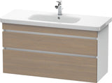 DURAVIT DuraStyle Waschtischunterbau 1130 mm Eiche Terra/Weiß Matt, wandhängend, 2 Schubkästen, Soft-Close