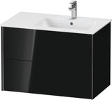 DURAVIT XViu Waschtischunterbau wandhängend 810 mm, 2 Schubkästen, weiß matt