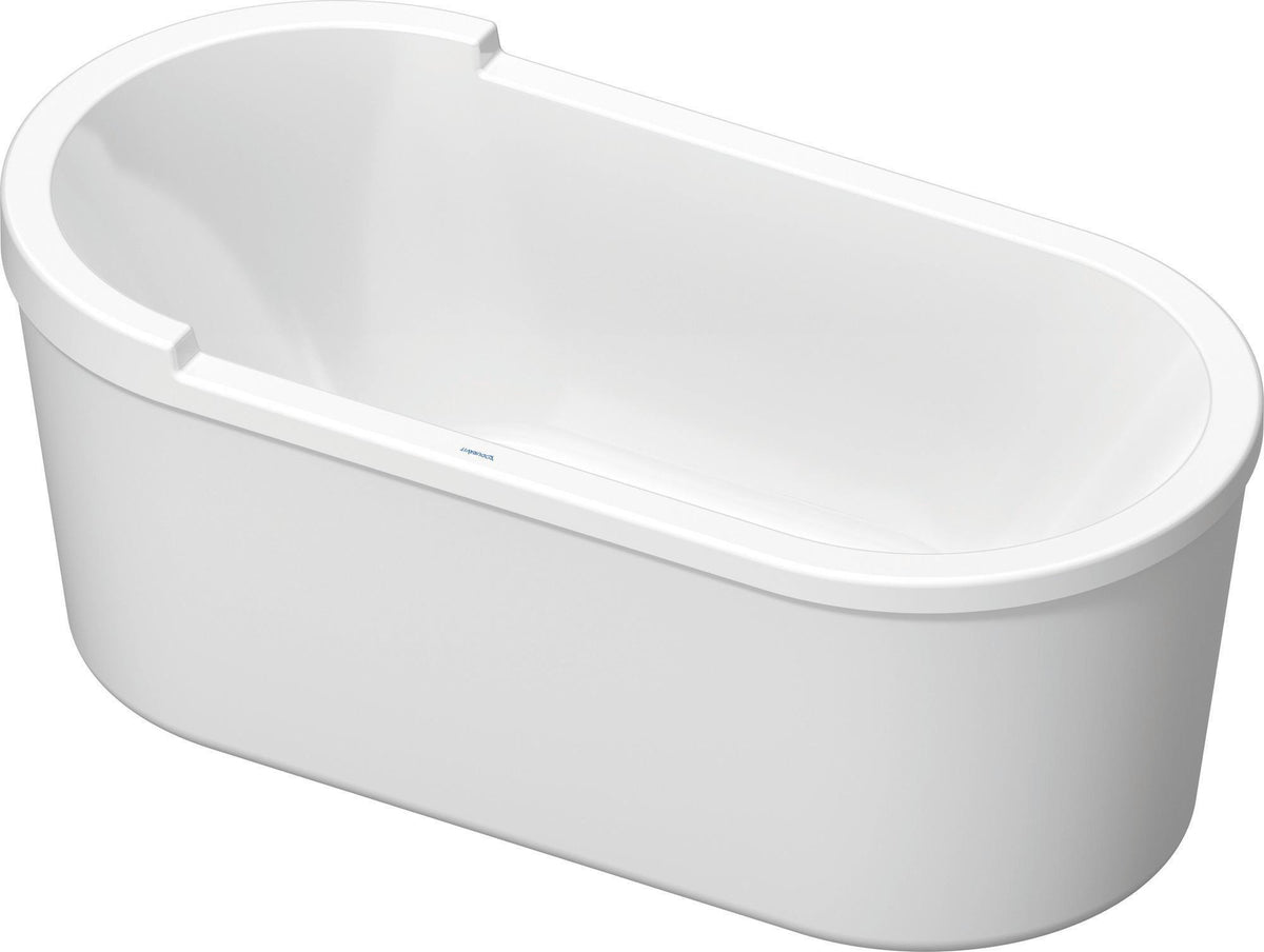 DURAVIT Starck Freistehende Badewanne Oval 1600x800 mm Weiß mit Acrylverkleidung