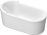DURAVIT Starck Freistehende Badewanne Oval 1600x800 mm Weiß mit Acrylverkleidung