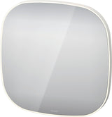 DURAVIT Spiegel Zencha 500x500 mm mit Spiegelheizung, LED-Beleuchtung und Sensorschalter – EEK D