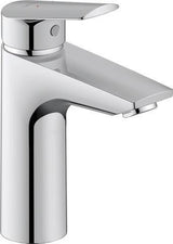 Duravit No.1 Einhebel-Waschtischmischer mit Zugstange, Chrom – 106 mm Ausladung