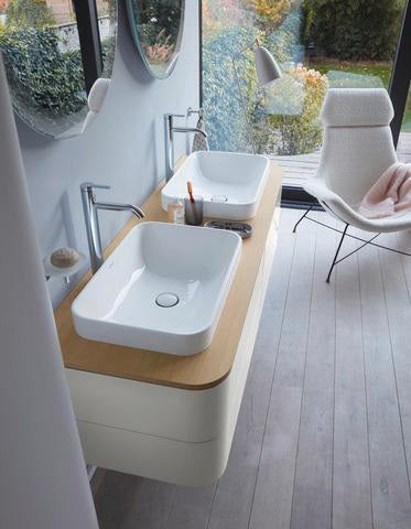 Duravit Abdeckplatte Happy D.2+ Taupe 403x364x16 mm mit Befestigungsmaterial
