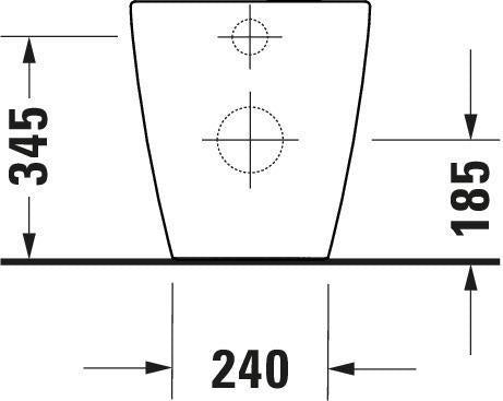 DURAVIT D-Neo Stand-Tiefspül-WC weiß rimless mit Geruchsabsaugung und Befestigungsmaterial