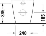 DURAVIT D-Neo Stand-Tiefspül-WC 580 mm weiß rimless mit HygieneGlaze