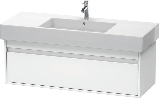 DURAVIT Ketho Waschtischunterbau 1200 mm wandhängend, 1 Auszug, weiß matt