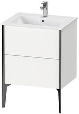 Duravit Waschtischunterbau XVIU 610x834x480mm mit 2 Auszügen in Champagner Matt